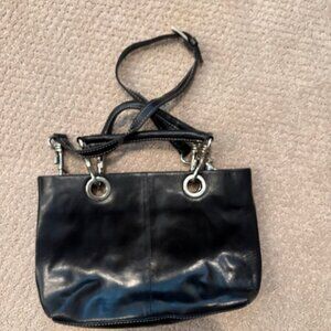Black Leather Purse
